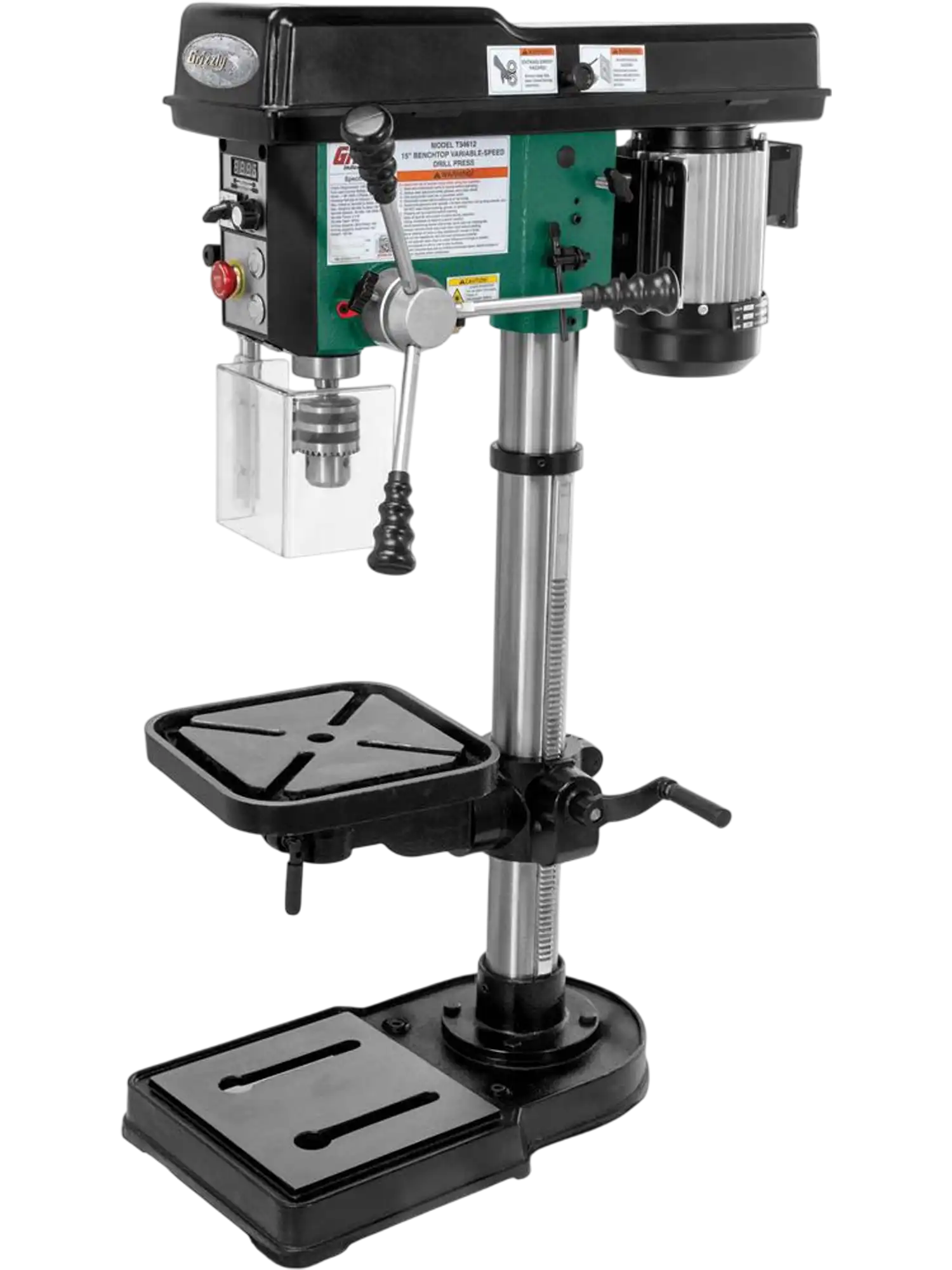 Grizzly T34612 Benchtop Drill Press 15