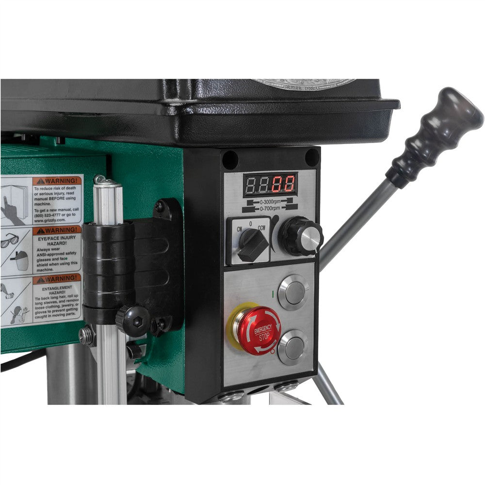 Grizzly T34612 - 15" Benchtop Variable-Speed Drill Press