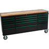 Grizzly PRO T34622 - 72" 15-Drawer Tool Cabinet w/ Outlets