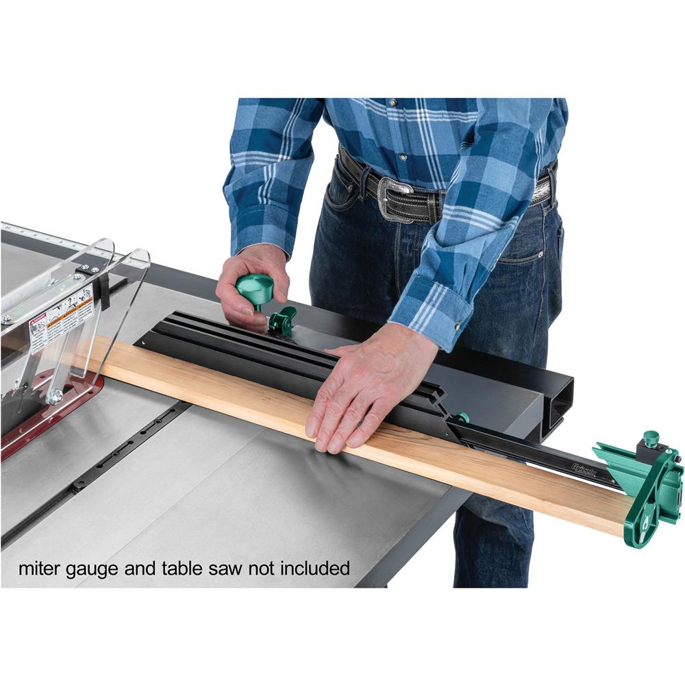 Grizzly PRO T34625 - Miter Gauge Fence with Flip Stop
