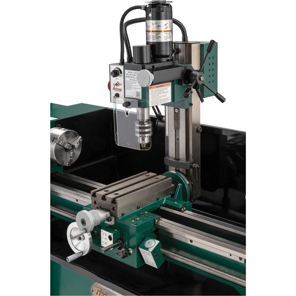 Grizzly T34744 - 10" x 30" Variable-Speed Combination Lathe/Mill