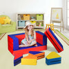 8 Pieces 4-in-1 Crawl Climb Foam Shapes Toddler Kids Playset - Gallery View 1 of 12