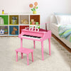 30-Key Wood Toy Kids Grand Piano with Bench & Music Rack-Pink - Gallery View 1 of 11