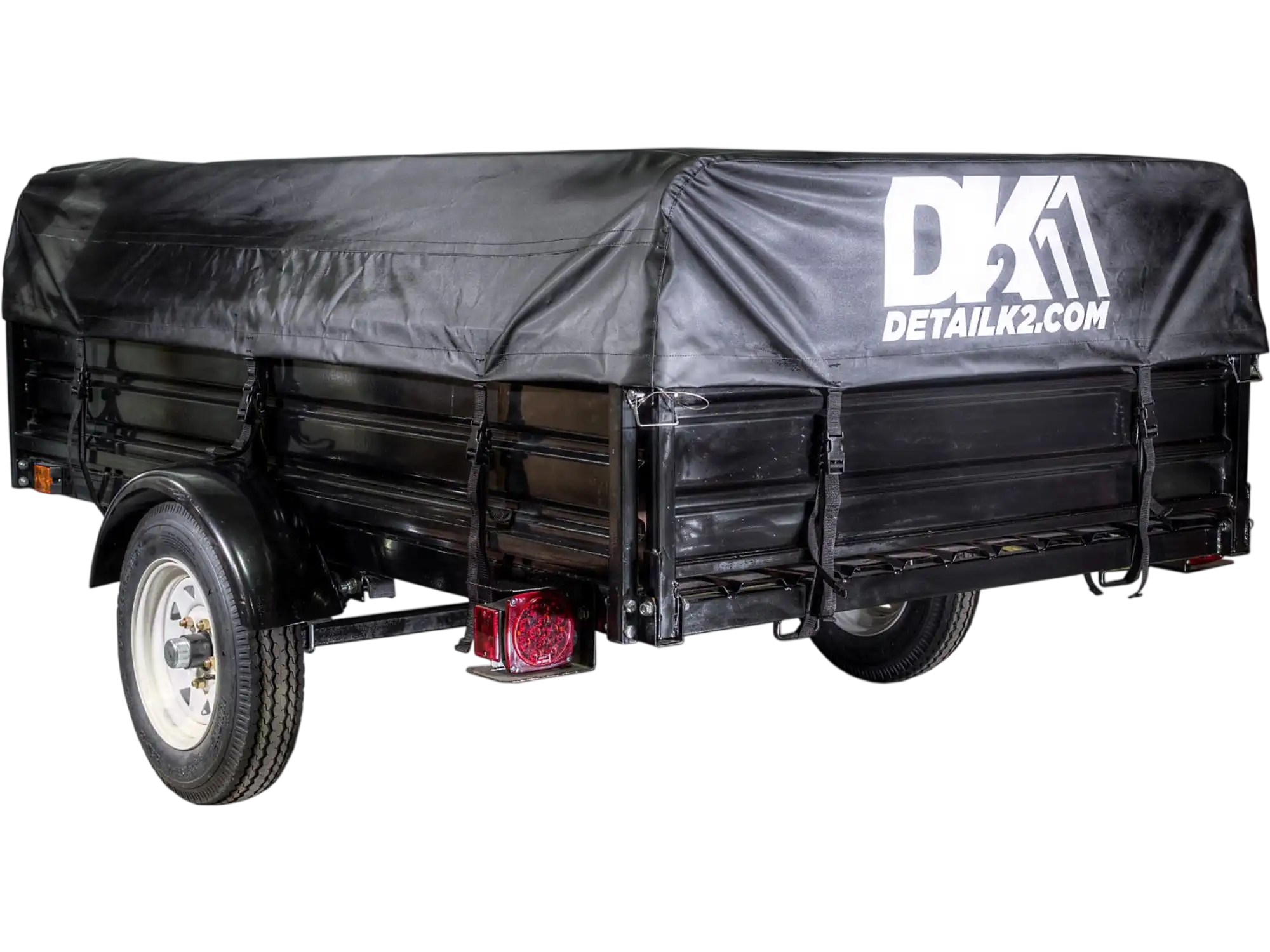 DK2 Heavy-Duty Trailer Cover 4.5' x 7.5' Vinyl 5X7-TC New