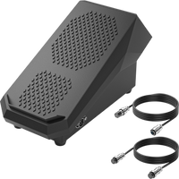 TIG welder foot pedal with cables (product image)
