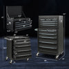 Rolling Steel Tool Chest with Hanging Holes and Central Keyed Locking System for Garage & Repair Shop - Gallery View 5 of 13