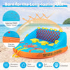 Inflatable towable tube for 3 riders with 900D nylon cover, designed for comfort and stability on water adventures.