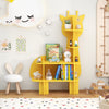 Kids Bookcase Toy Storage Organizer with Open Storage Shelves-Giraffe - Gallery View 1 of 10
