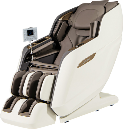 Costway Massage Chair with SL Track Waist Airbags and Calves Heating Foot Rollers New