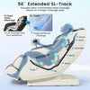 Costway Massage Chair with SL Track Waist Airbags and Calves Heating Foot Rollers New