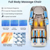 Costway Massage Chair with SL Track Waist Airbags and Calves Heating Foot Rollers New