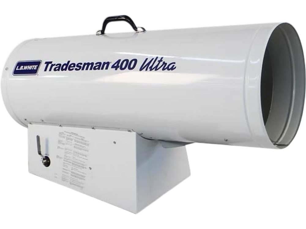 L.B. White Tradesman 400 Ultra Heater Gas Forced Air Portable 400,000 ...