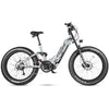 Cyrusher Trax All Terrain Electric Bike Step-Through 24" Tires 28 MPH 56 Mile Range 750W New