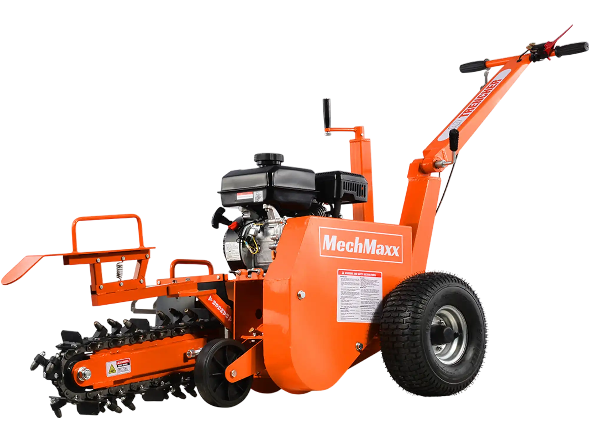 MechMaxx TCR650 Mini Trencher 7HP Gas Powered Cable Ditching New
