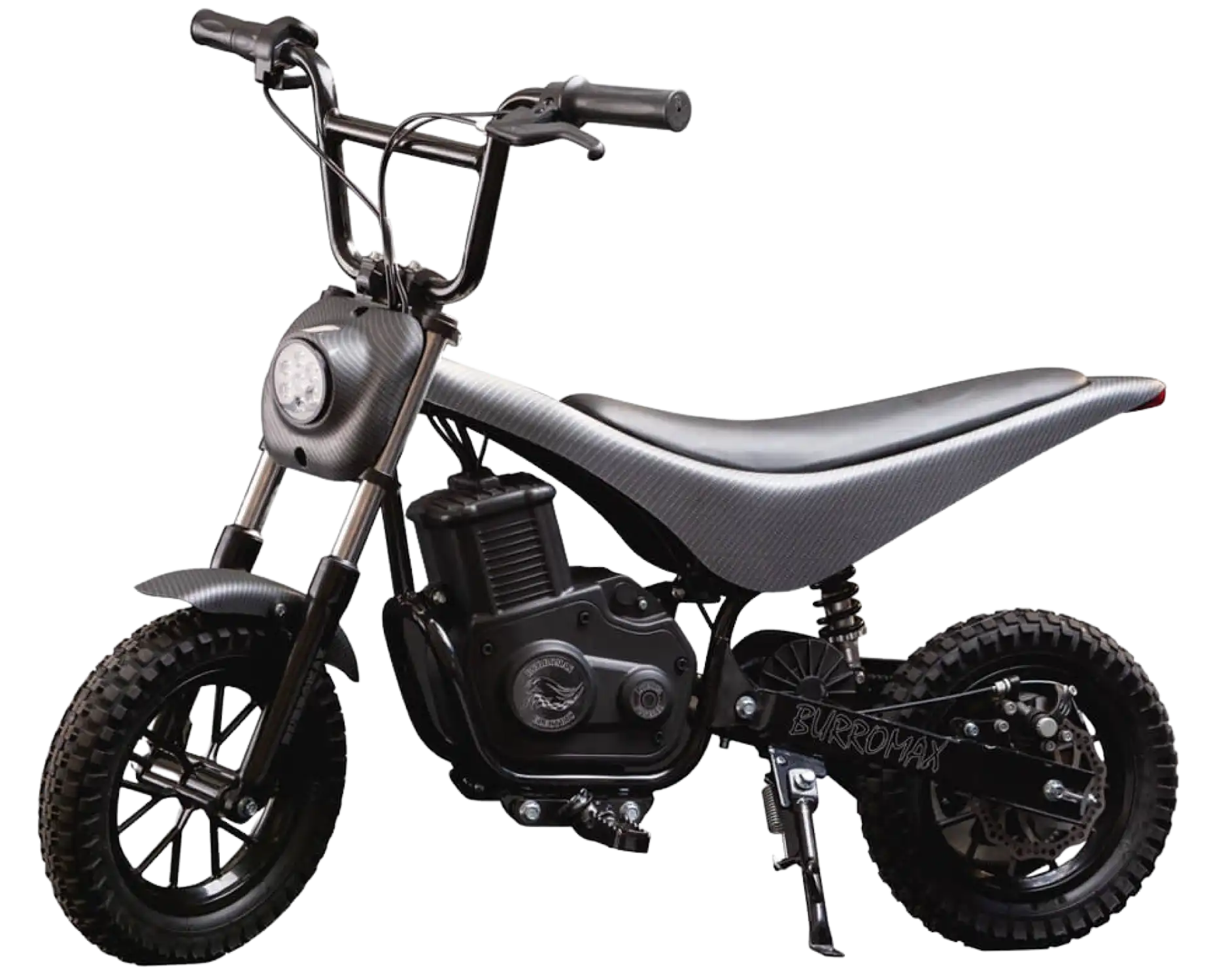 Burromax TT350R 24V 350W Kids Off Road Electric Ride On Mini Pocket Dirt Bike Matte Black New