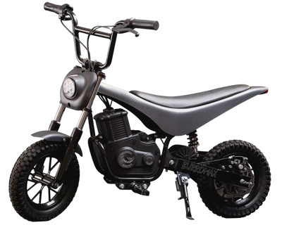 Burromax TT350R 24V 350W Kids Off Road Electric Ride On Mini Pocket Dirt Bike Matte Black New