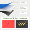 Close-up of the 12 feet waterproof trampoline safety pad, featuring tear-resistant PVC and EPE foam for enhanced safety.