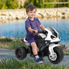 6V Kids 3 Wheels Riding BMW Licensed Electric Motorcycle-Black - Gallery View 1 of 8