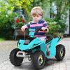 6V Kids Electric ATV 4 Wheels Ride-On Toy -Blue - Gallery View 1 of 11
