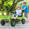 4 Wheel Pedal Powered Ride On with Adjustable Seat-Green - Gallery View 1 of 13