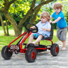 4 Wheel Pedal Powered Ride On with Adjustable Seat-Red - Gallery View 1 of 13