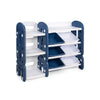 Kids Toy Storage Organizer with Bins and Multi-Layer Shelf for Bedroom Playroom -Blue - Gallery View 1 of 12
