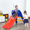 Children's folding plastic slide with easy-to-climb steps and safety handrails, suitable for ages 3-6 years.
