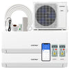 UltrEco Series 18000 BTU 2 Zone 22 SEER2 Mini Split Air Conditioner Wifi Enabled with Heat Pump-12K + 12K - Gallery View 1 of 10