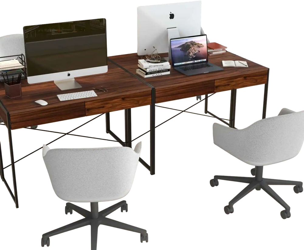 Versatile Home Office Desk and Storage Cabinet Bundle