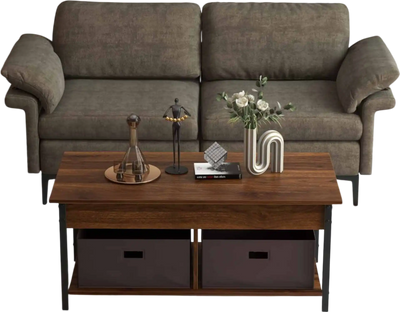 Costway Modern Fabric Sofa Accent Chair 2 Side Tables Living Room Set 57733364 New