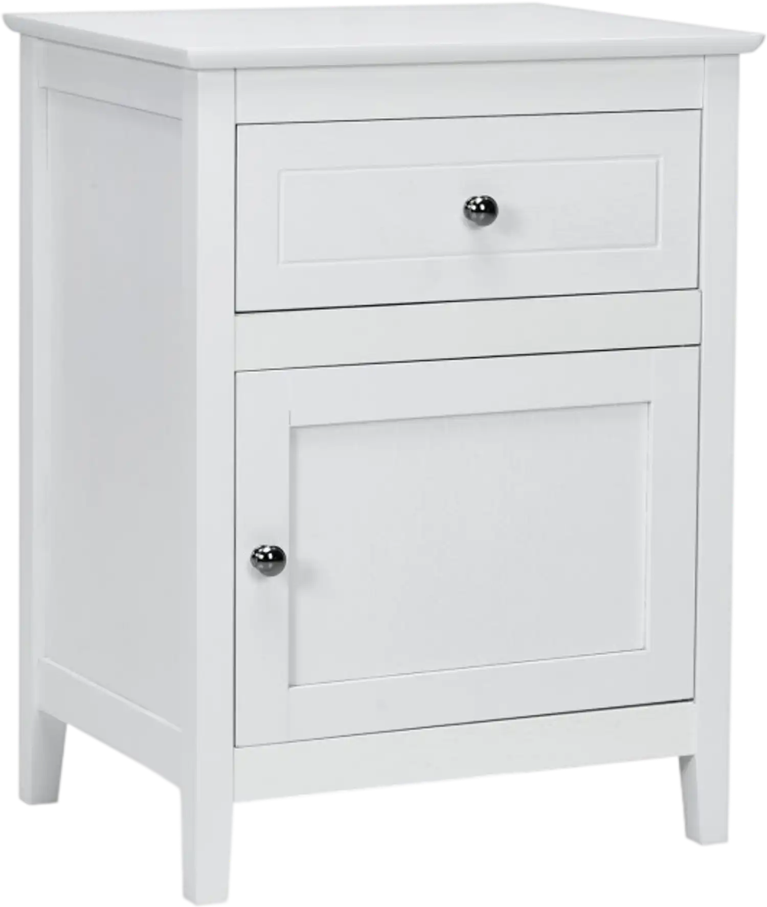 Costway Bedroom Nightstand & Storage Cabinet Bundle 32395816 New