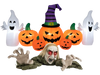 Halloween Groundbreaker Climbing Zombie+Inflatable Pumpkins