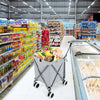 Folding Shopping Utility Cart with Water-Resistant Removable Canvas Bag-Grey - Gallery View 1 of 9