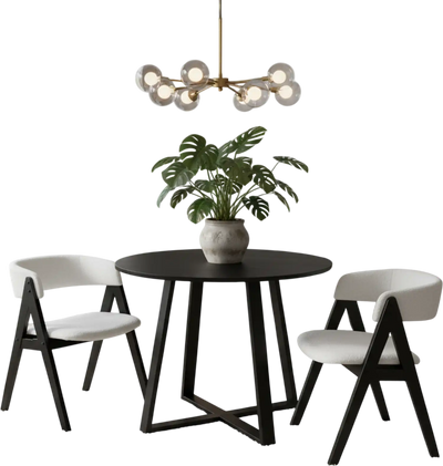 Costway 3-Piece Mid-Century Dining Set 36