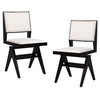 Swivel upholstered dining chairs with faux sherpa fabric and solid rubber wood frames, perfect for modern dining spaces.