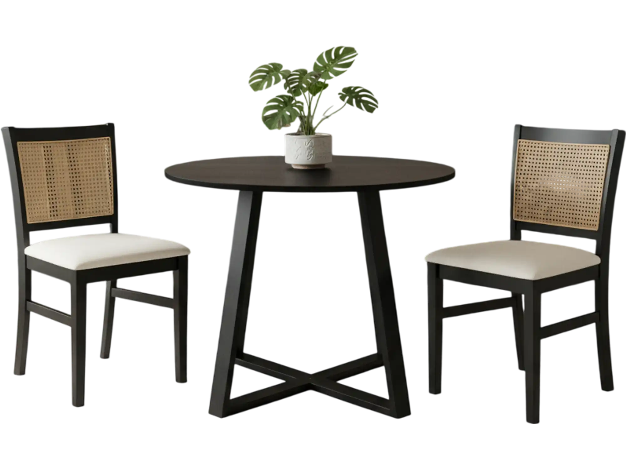 Costway 3-Piece Mid-Century Dining Set 36