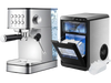 Premium Ice and Coffee Duo CNN-Acclaimed Nugget Ice Maker and 20-Bar Stainless Espresso Machine