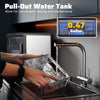 Pull-out water tank for the Premium Ice and Coffee Duo, featuring 0.47-gallon capacity for easy refilling and.