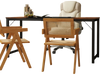 All-in-One Home Office Furniture Bundle – Ergonomic Chair, Spacious Desk, Multi-Drawer Cart, Bookshelf & Accent Chairs