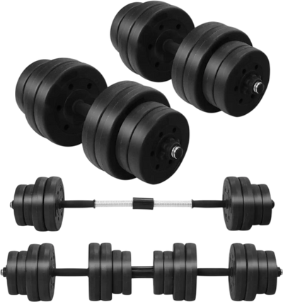 Costway 3-in-1 3HP Folding Treadmill Dumbbell Weight Set 20820233 New