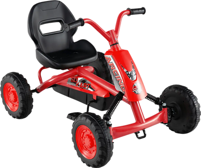 Costway Kids 4-Wheel Go Kart Adjustable Seat Steering Handlebars 19312675 New
