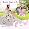 20-inch kids bike in purple with removable basket, adjustable seat, and protective helmet set for safe riding.