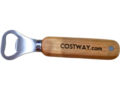 Costway Magnetic Bottle Opener Rubberwood Handle 62814384 New