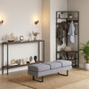 Entryway set featuring a 44-inch console table, 5-tier coat rack, and comfortable waiting room bench in a stylish.