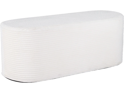 Costway Upholstered Ottoman Bench High-Density Sponge 28166400 New