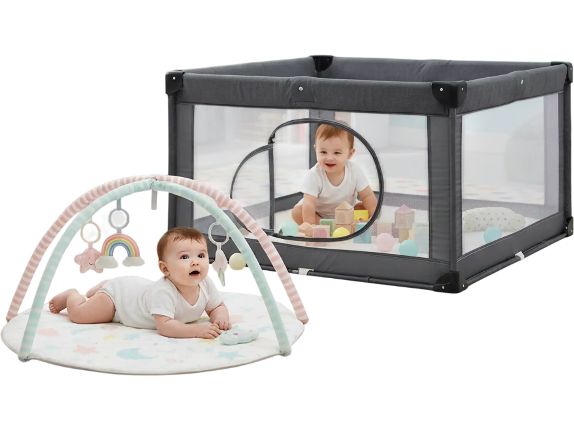 Costway Baby Play Gym Large Playpen Set 16437530 New