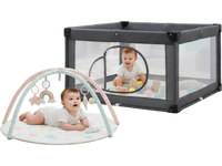 Baby Play Gym and Large Playpen Set