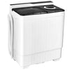 Compact washer and dryer laundry combo with dual tubs, stainless steel dryer, ideal for small spaces and efficient.