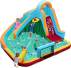 Inflatable Water Slide Park 6-in-1 Giant Bounce House without Blower