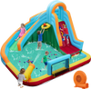 6-in-1 Inflatable Water Slide Park with 750W Blower for Yard